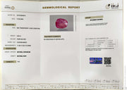 6.60/CT Natural Old Burma Ruby with IIGJ Govt. Lab Certificate-15737S204519